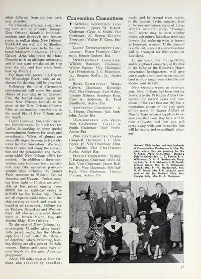 Mothers' Club Leaders And Their Husbands At Preconvention Conference In New Orleans Photograph, June 1936